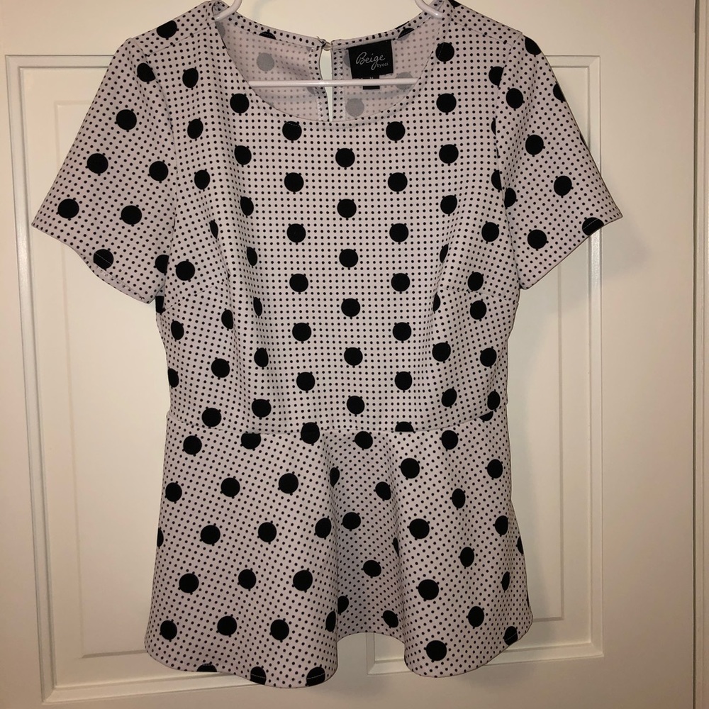 Black & White Fitted Shirt